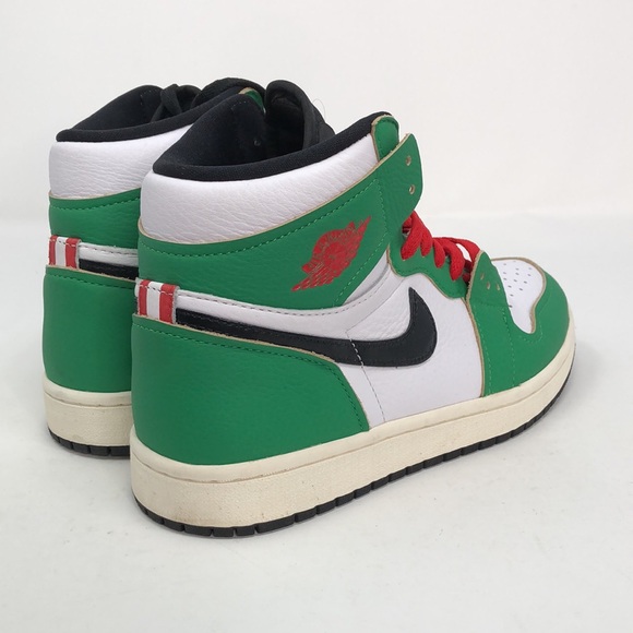Nike Women’s Air Jordan 1 High OG Retro DB4612-300 Lucky Green Sneakers - Size 8 - Picture 12 of 15